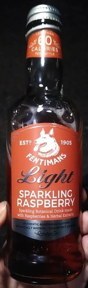 Light sparkling raspberry