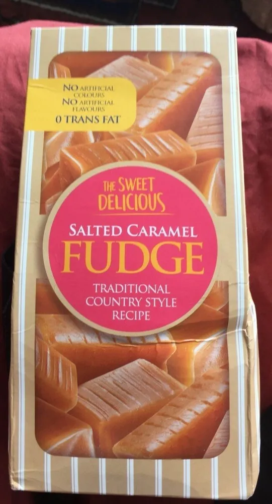 Salted caramel fudge