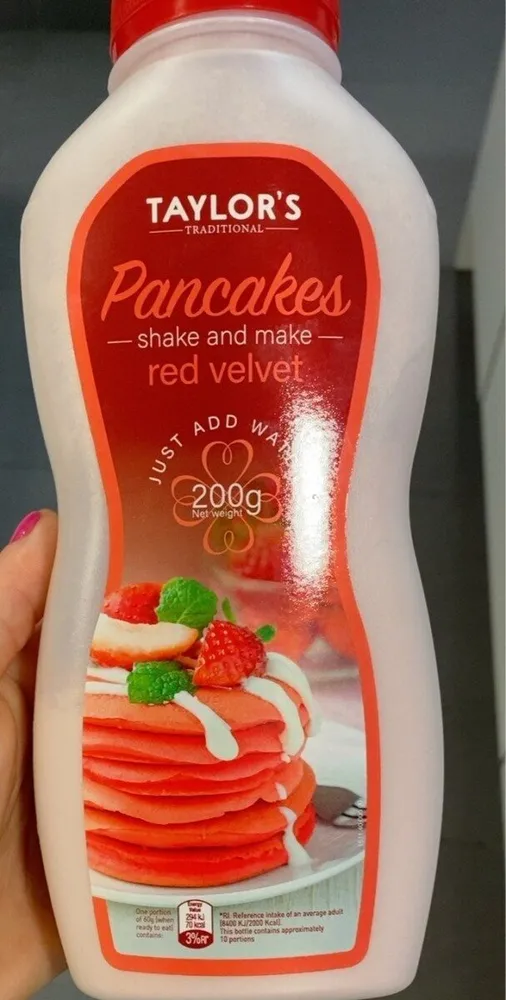 Pancakes red velvet