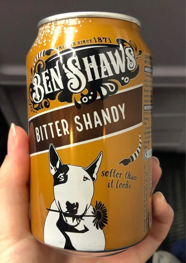 BRITISH SINCE 1871 BEN SHAW BITTER SHANDY O softer