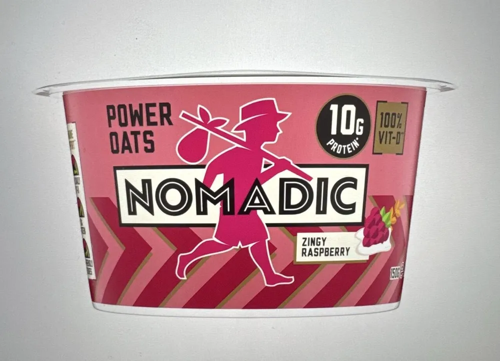 Nomadic yoghurt oat raspberry