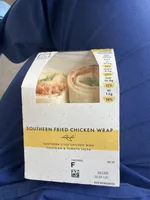 Southern fried chicken wrap
