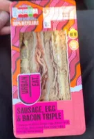Sausage, Egg and Bacon Triple