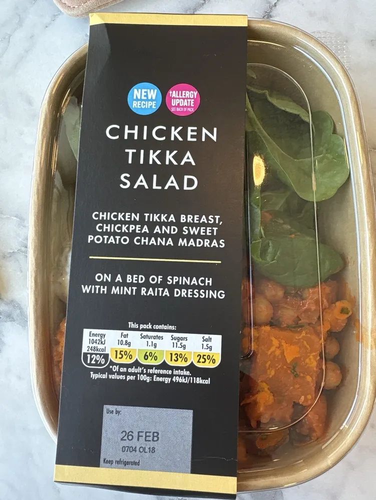 Chicken Tikka Salad