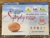 10 large eggs class A