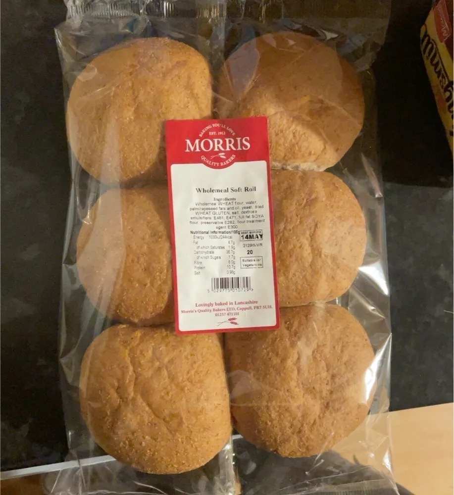 Wholemeal soft Roll