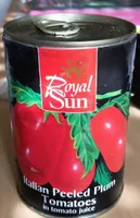 Italian peeled plum