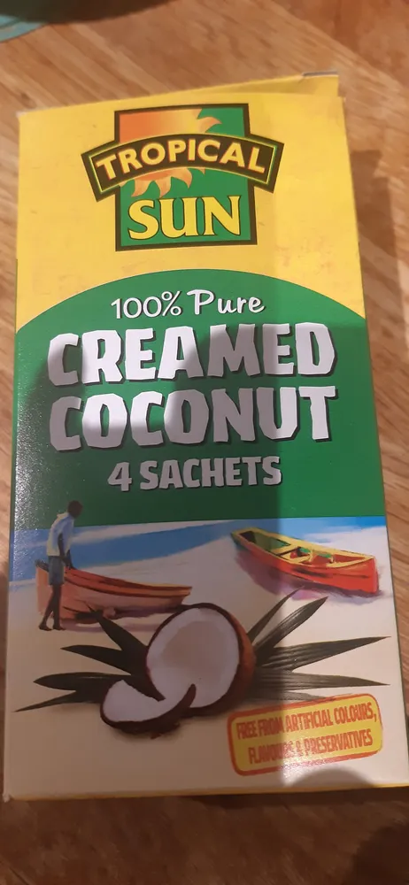 100% Pure Creamed Coconut