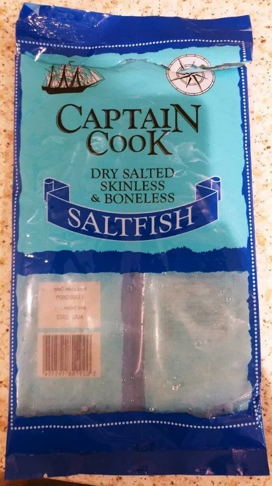 DRY SALTED SKINLESS AND BONELESS SALTFISH