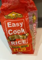 Easy cook rice