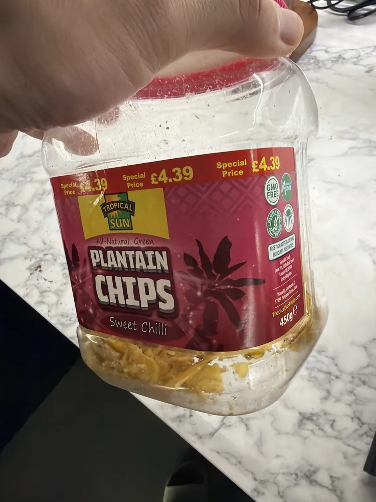 Plantain chips (Sweet chili)