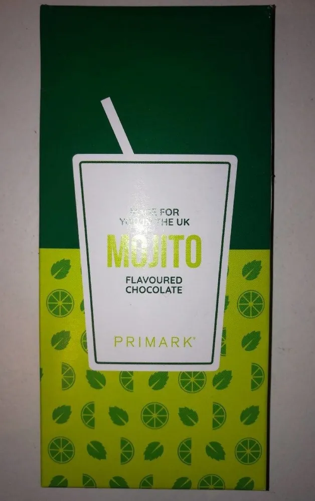 Mojito flavoured chocolate