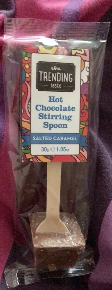 Hot Chocolate Stirring Spoon Salted Caramel