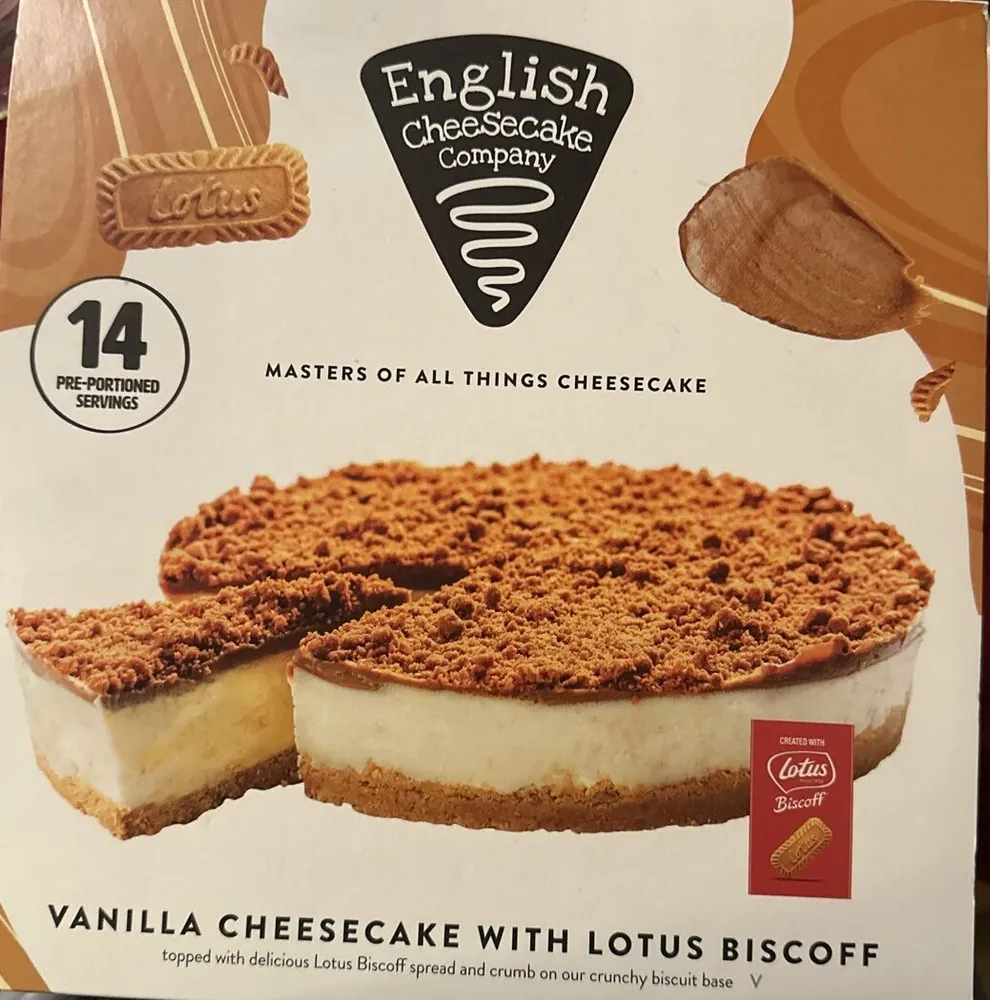 Vanilla Cheesecake with Lotus Biscoff