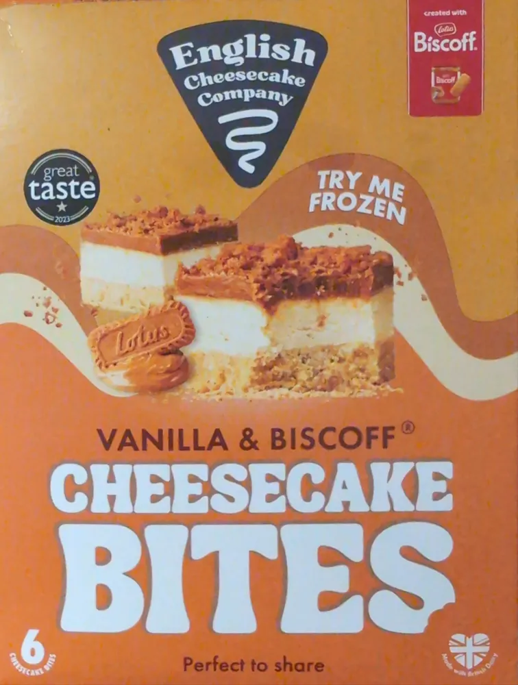 Vanilla & Biscoff Cheesecake Bites