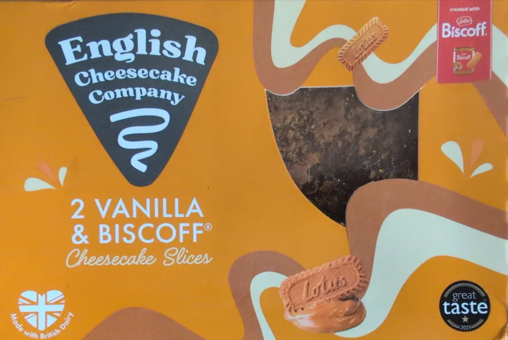 Vanilla & Biscoff Cheesecake Slices
