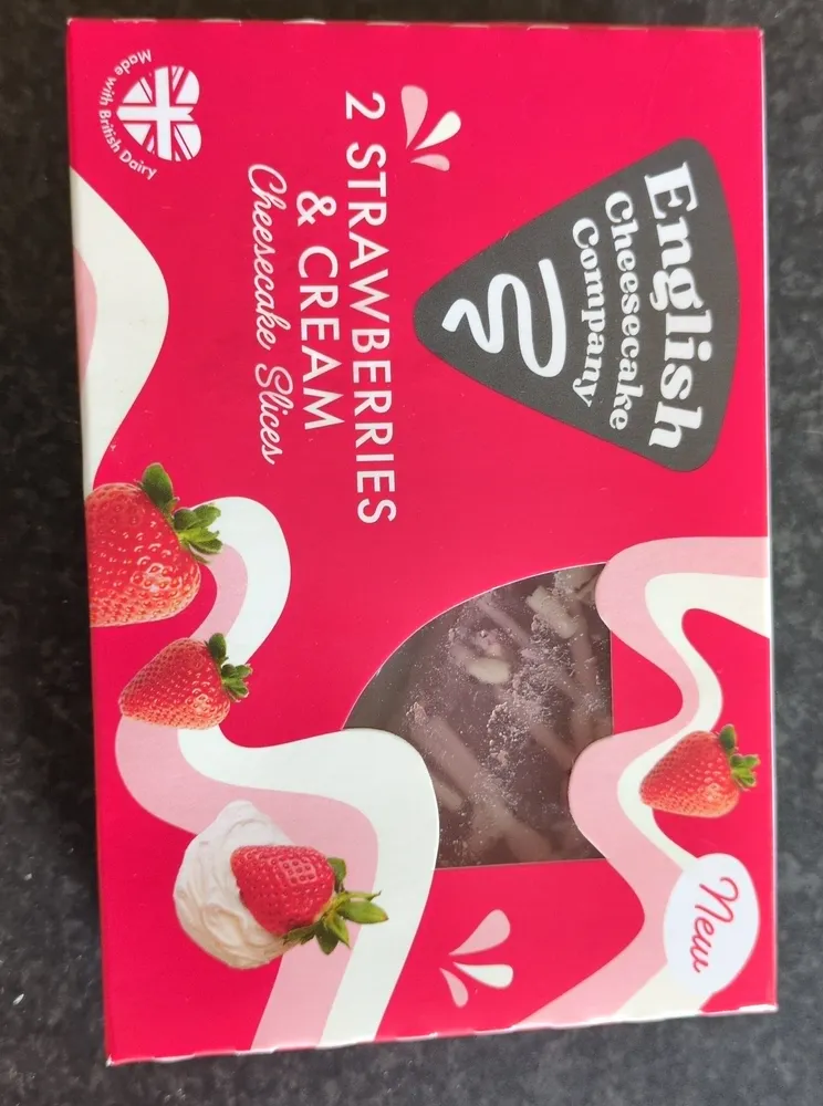 Strawberry & cream cheesecake