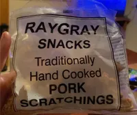 Traditionally hand cooked pork scratchings