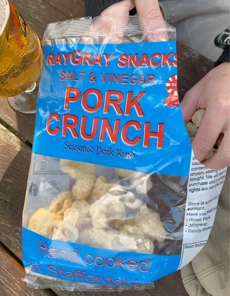 Salt and vinegar pork crunch