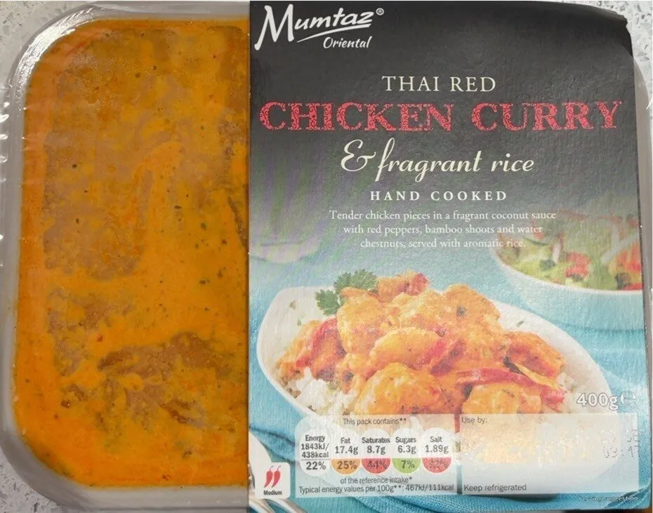 Thai red chicken curry