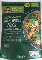 Indian spiced veg quinoa and rice