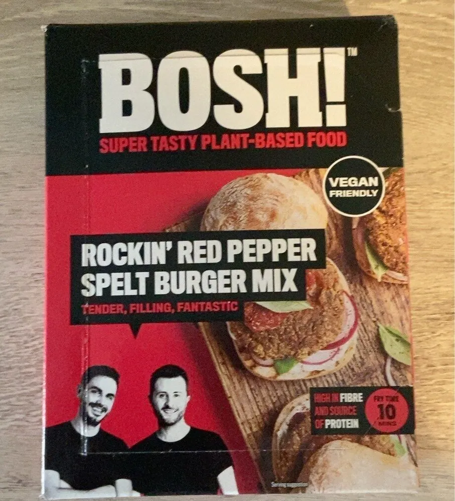 Rockin’ Red Pepper Spelt Burger Mix