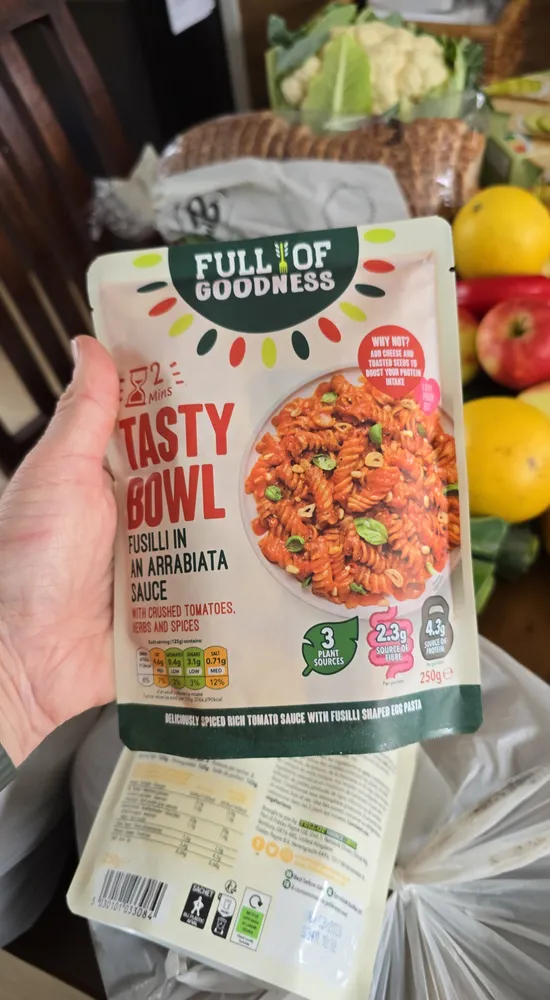Tasty Bowl: Fusilli In An Arrabiata Sauce