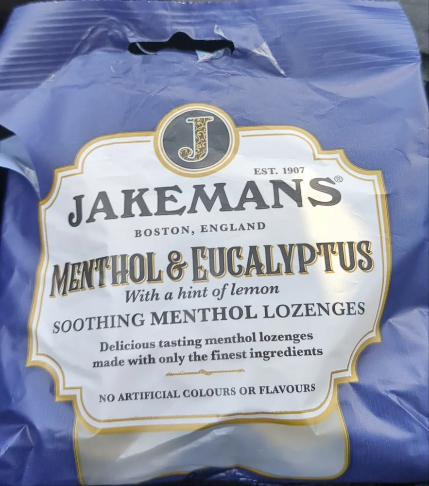 Soothing menthol lozenges