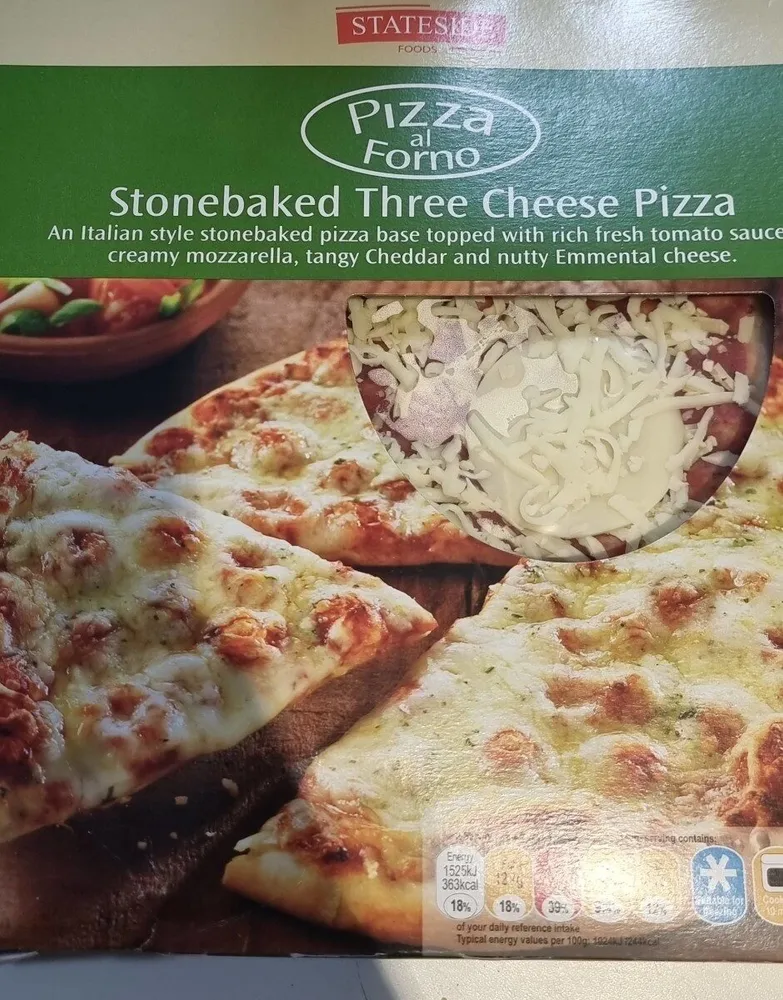 Stonebaked Three Cheese Pizza