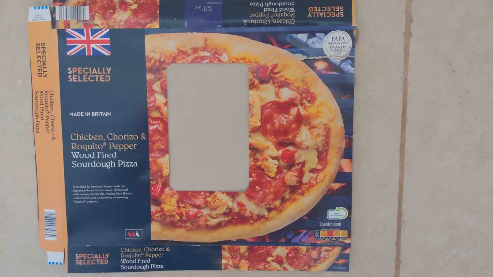 Chicken Chorizo & Roquito Pepper Pizza