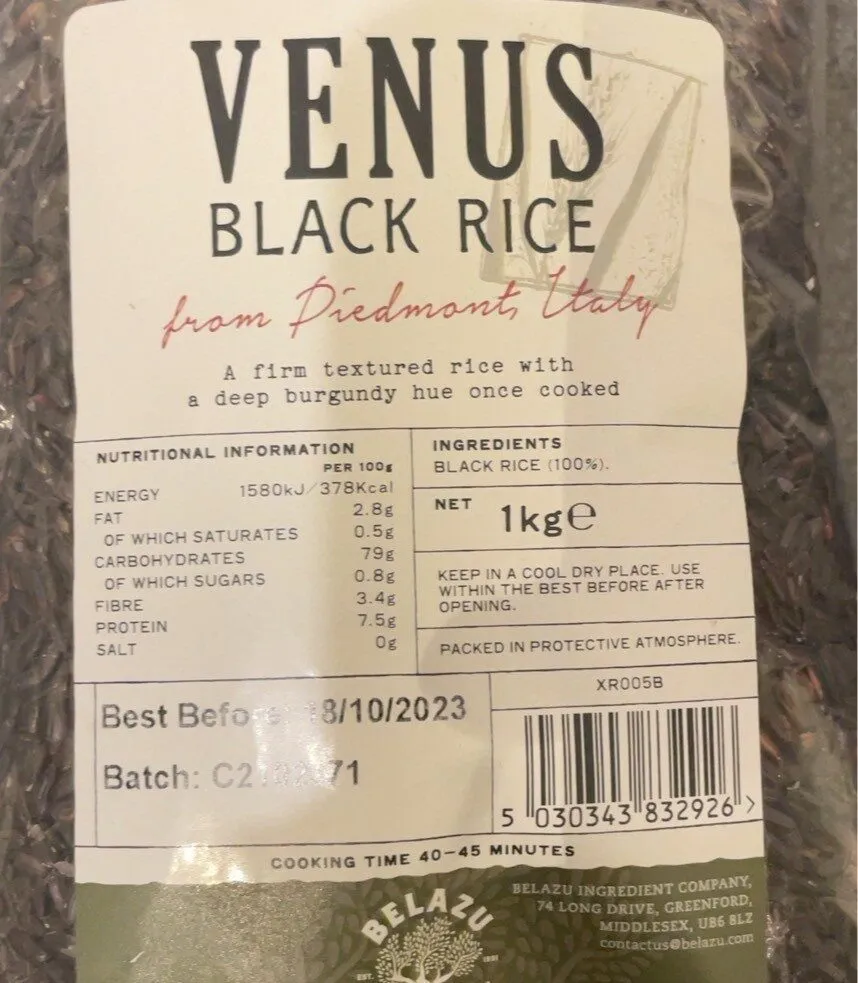 Venus Black Rice rice
