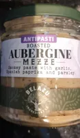 Roasted aubergine mezze