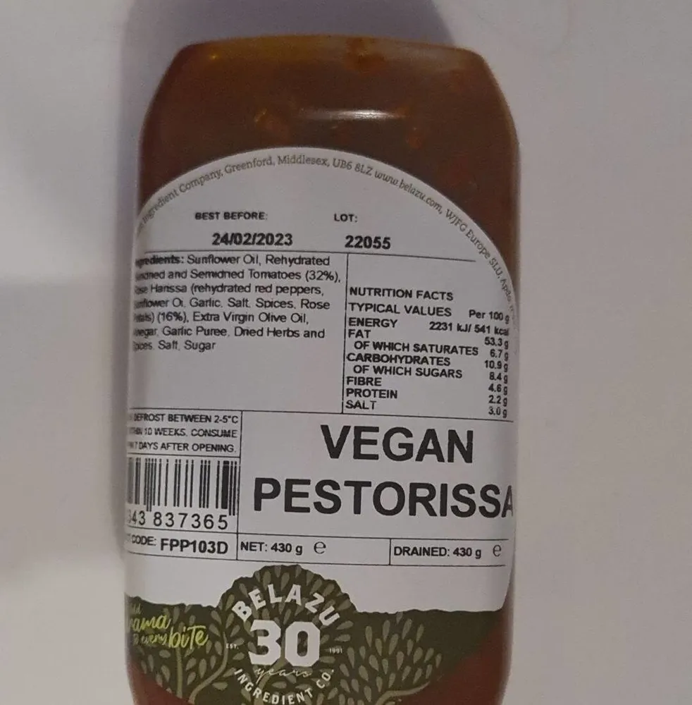 Vegan Pestorissa