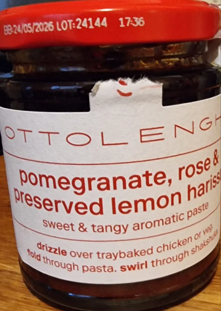 Pomegranate, Rose And Preserved Lemon Harissa