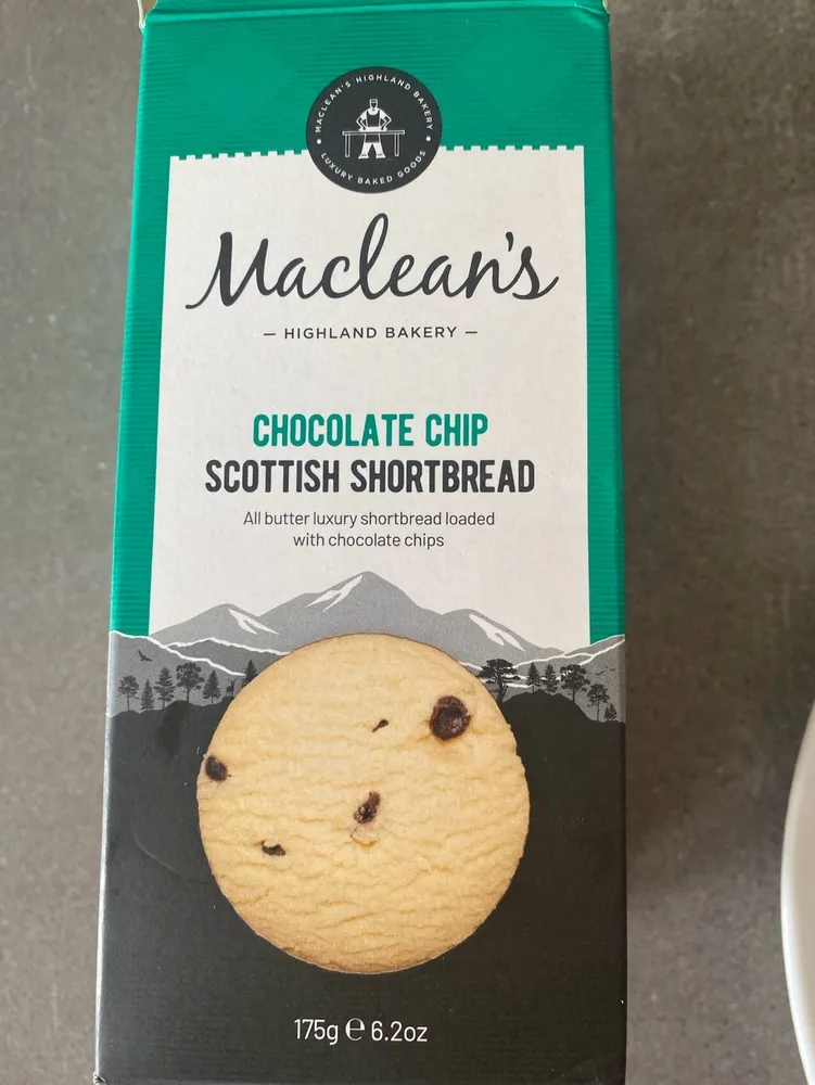 Chocolate Chip Scottish Shortbread