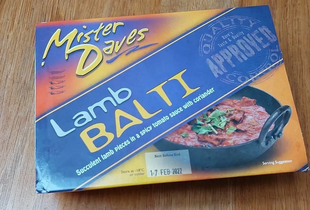 Lamb balti