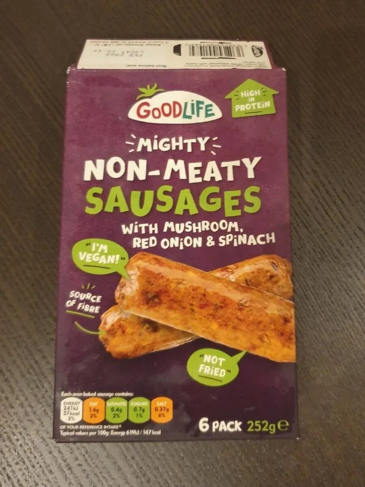 Mighty Non-Meaty Sausages