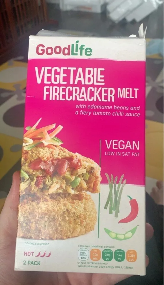 Vegetable firecracker melt