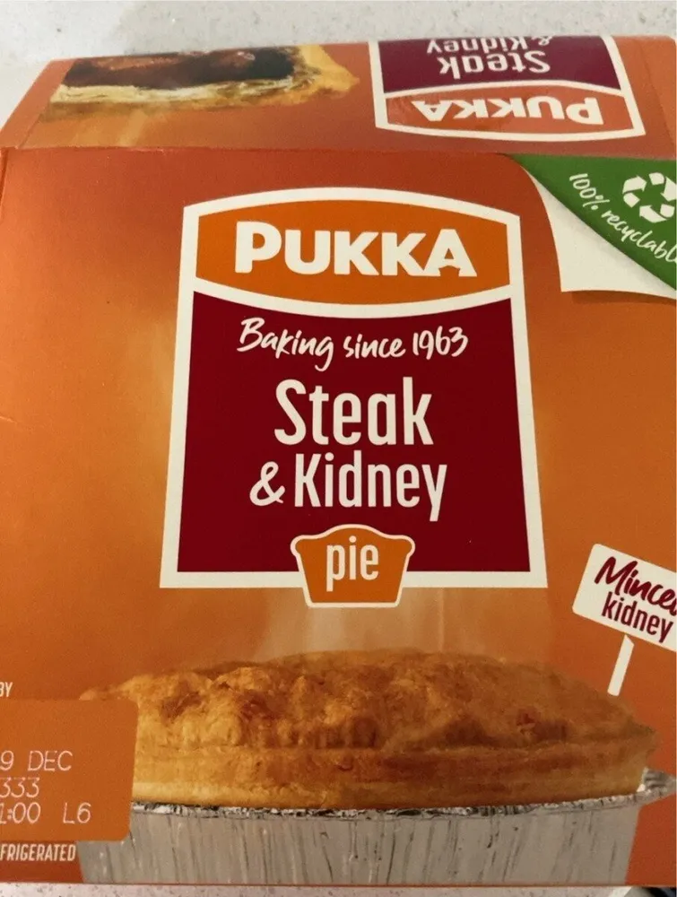 Steak & kidney pie