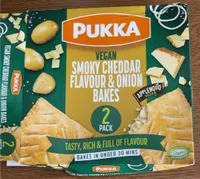 Vegan smoky cheddar flavour & onion bakes