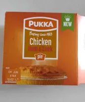 Chicken ham and leek pie