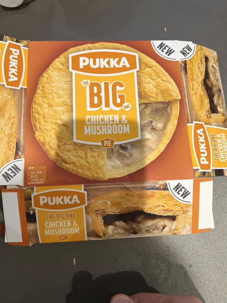 Chicken & Mushroom Pie (The Big One)