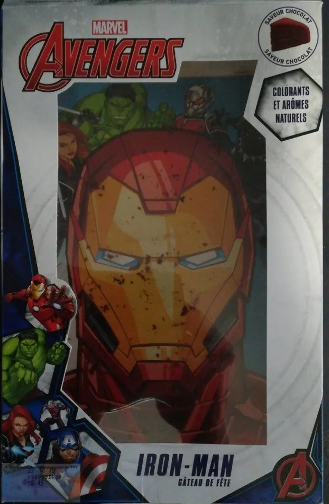 Gâteau de fête Iron Man