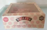 Baileys Strawberry and Cream Celebration Cake