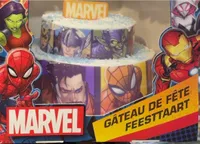 Gateau de fête Marvel