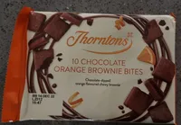 Chocolate orange brownie bites