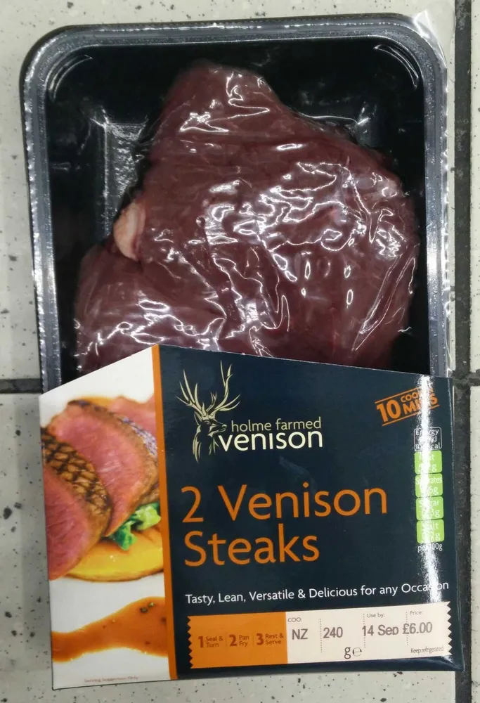 2 Venison Steaks