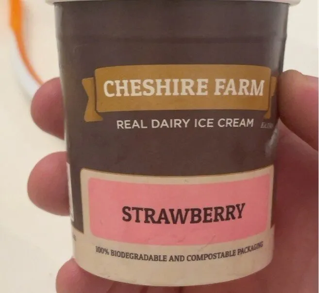Chesire Farm Strawberry Ice Cream