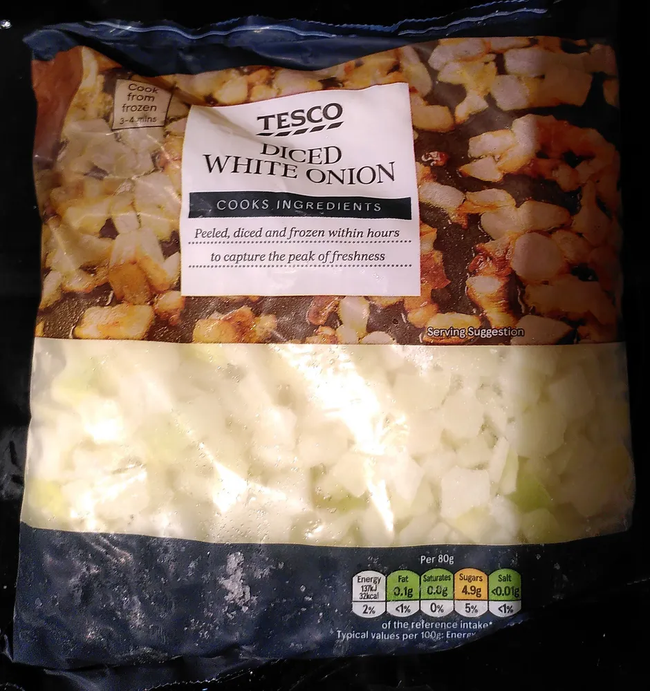 Diced White Onion