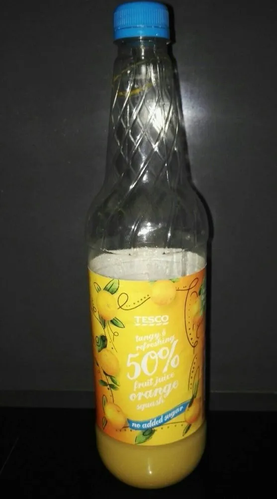 50% fruit juice orange